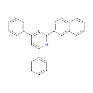 Pyrimidine, 2-(2-naphthalenyl)-4,6-diphenyl-