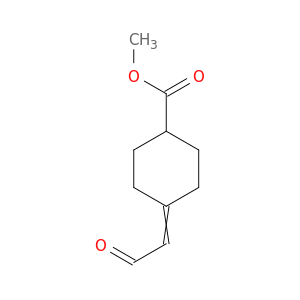 Cyclohexanecarboxylic acid, 4-(oxoethylidene)-, methyl ester