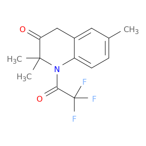 3(2H)-Quinolinone, 1,4-dihydro-2,2,6-trimethyl-1-(trifluoroacetyl)-