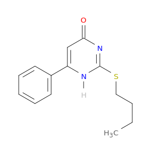 4(1H)-Pyrimidinone, 2-(butylthio)-6-phenyl-