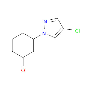 3-(4-chloro-1H-pyrazol-1-yl)cyclohexan-1-one