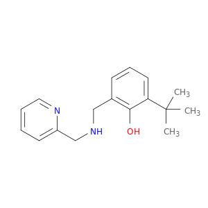 Phenol, 2-(1,1-dimethylethyl)-6-[[(2-pyridinylmethyl)amino]methyl]-