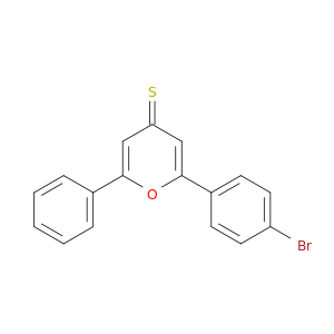 4H-Pyran-4-thione, 2-(4-bromophenyl)-6-phenyl-