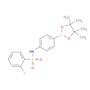 4-(2-氟苯磺酰氨基)苯硼酸频那醇酯