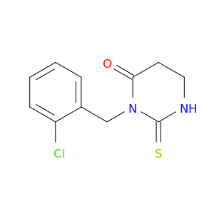 4(1H)-Pyrimidinone, 3-[(2-chlorophenyl)methyl]tetrahydro-2-thioxo-