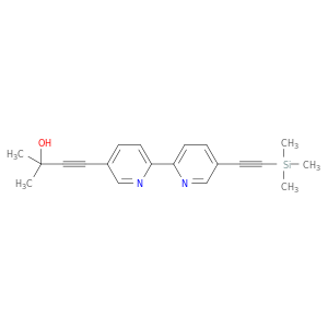 3-Butyn-2-ol, 2-methyl-4-[5'-[(trimethylsilyl)ethynyl][2,2'-bipyridin]-5-yl]-