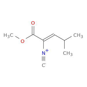 2-Pentenoic acid, 2-isocyano-4-methyl-, methyl ester, (Z)-
