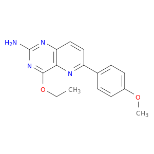 Pyrido[3,2-d]pyrimidin-2-amine, 4-ethoxy-6-(4-methoxyphenyl)-