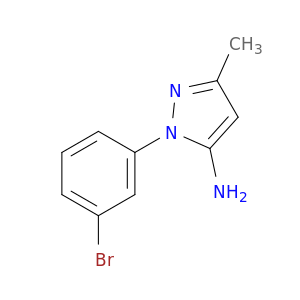 1-(3-溴苯基)-3-甲基-1H-吡唑-5-胺