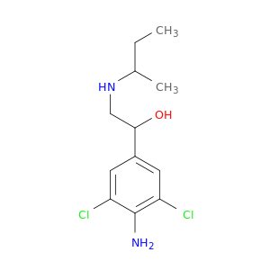 1-(4-amino-3,5-dichlorophenyl)-2-(butan-2-ylamino)ethanol