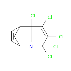 5,8-Methanoindolizine, 1,2,3,3,8a-pentachloro-3,5,8,8a-tetrahydro-