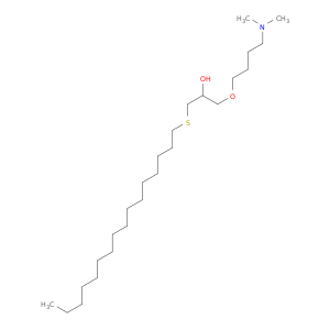 2-Propanol, 1-[4-(dimethylamino)butoxy]-3-(hexadecylthio)-