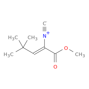 2-Pentenoic acid, 2-isocyano-4,4-dimethyl-, methyl ester, (Z)-
