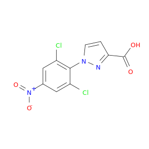 1-(2,6-Dichloro-4-nitrophenyl)-1H-pyrazole-3-carboxylic Acid