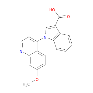 1H-Indole-3-carboxylic acid, 1-(7-methoxy-4-quinolinyl)-