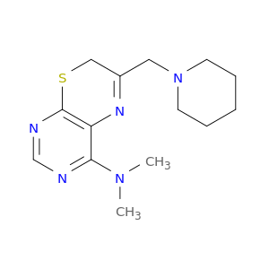 N,N-DIMETHYL-6-(PIPERIDIN-1-YLMETHYL)-7H-PYRIMIDO[4,5-B][1,4]THIAZIN-4-AMINE