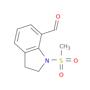 1H-吲哚-7-羧醛,2,3-二氢-1-(甲基磺酰基)-