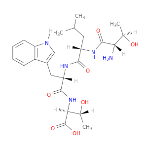 L-Threonine, L-threonyl-L-leucyl-L-tryptophyl-
