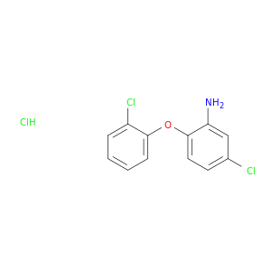 Benzenamine, 5-chloro-2-(2-chlorophenoxy)-, hydrochloride