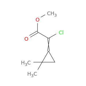 Acetic acid, chloro(2,2-dimethylcyclopropylidene)-, methyl ester