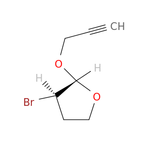 (+/-)-trans-3-Bromotetrahydro-2-(2-propynyloxy)-furan