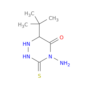 4-amino-3-sulfanylidene-6-tert-butyl-1,2,4-triazinan-5-one