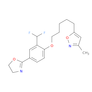 Isoxazole,5-[5-[2-(difluoromethyl)-4-(4,5-dihydro-2-oxazolyl)phenoxy]pentyl]-3-methyl-