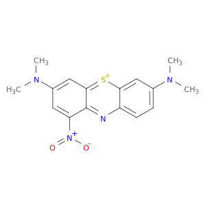 Phenothiazin-5-ium, 3,7-bis(dimethylamino)-1-nitro-