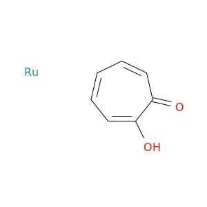 2-hydroxycyclohepta-2,4,6-trien-1-one; ruthenium