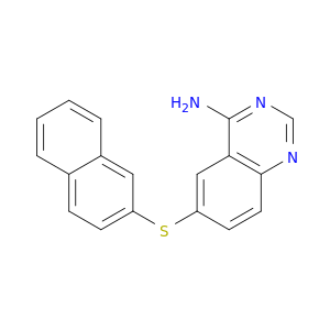 4-Quinazolinamine, 6-(2-naphthalenylthio)-