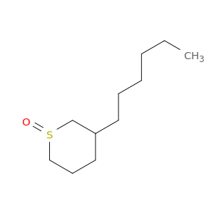 2H-Thiopyran, 3-hexyltetrahydro-, 1-oxide