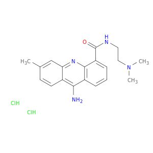 4-Acridinecarboxamide,9-amino-N-[2-(dimethylamino)ethyl]-6-methyl-, hydrochloride (1:2)