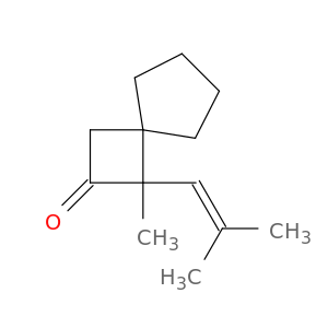 Spiro[3.4]octan-2-one, 1-methyl-1-(2-methyl-1-propenyl)-