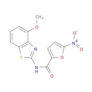2-Furancarboxamide, N-(4-methoxy-2-benzothiazolyl)-5-nitro-