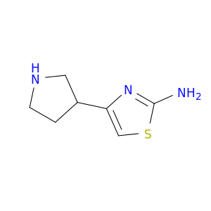 4-(3-吡咯烷基)-2-噻唑胺