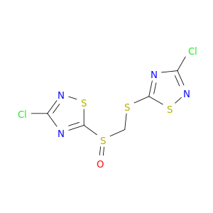 3-CHLORO-5-[(3-CHLORO-1,2,4-THIADIAZOL-5-YLTHIO)METHYLSULFINYL]-1,2,4-THIADIAZOLE