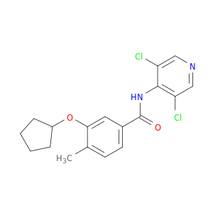 3-(环戊氧基)-N-(3,5-二氯-4-吡啶基)-4-甲基苯甲酰胺