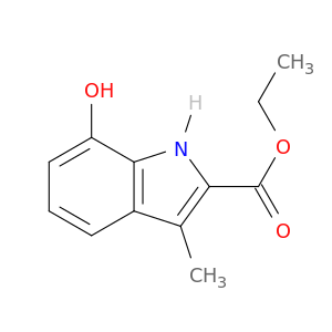 1H-Indole-2-carboxylic acid, 7-hydroxy-3-methyl-, ethyl ester