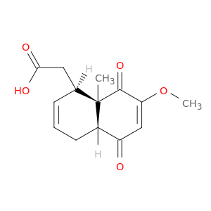 1-Naphthaleneaceticacid, 1,4,4a,5,8,8a-hexahydro-7-methoxy-8a-methyl-5,8-dioxo-, (1a,4aa,8ab)- (9CI)