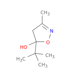 5-Isoxazolol, 5-(1,1-dimethylethyl)-4,5-dihydro-3-methyl-
