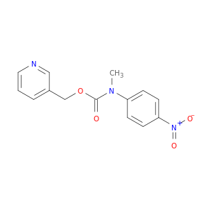 Carbamic acid, methyl(4-nitrophenyl)-, 3-pyridinylmethyl ester