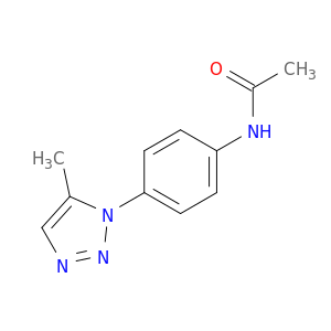 Acetamide, N-[4-(5-methyl-1H-1,2,3-triazol-1-yl)phenyl]-