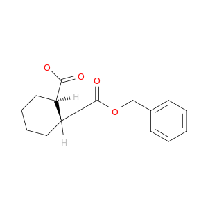 1,2-Cyclohexanedicarboxylic acid, mono(phenylmethyl) ester, trans-