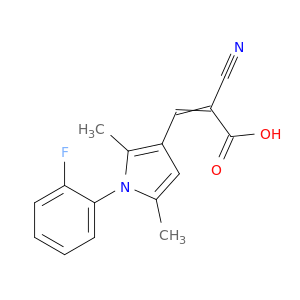 2-氰基-3-[1-(2-氟苯基)-2,5-二甲基-1H-吡咯-3-Y1]-2-丙酸