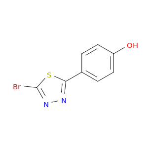 4-(5-Bromo-1,3,4-thiadiazol-2-yl)phenol