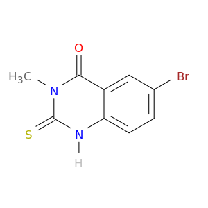4(1H)-Quinazolinone, 6-bromo-2,3-dihydro-3-methyl-2-thioxo-