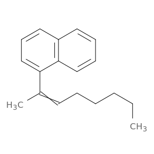 Naphthalene, 1-(1-methyl-1-heptenyl)-