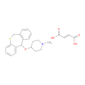 Piperidine, 4-((6,11-dihydrodibenzo(b,e)thiepin-11-yl)oxy)-1-methyl-, maleate (1:1)