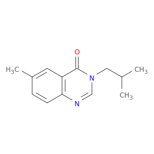 4(3H)-Quinazolinone, 6-methyl-3-(2-methylpropyl)-
