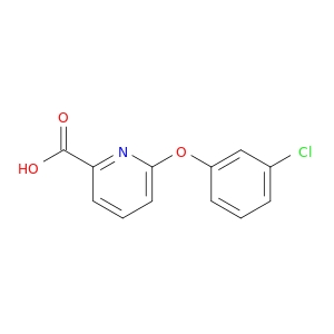 6-(3-chlorophenoxy)pyridine-2-carboxylic acid